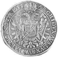 talar 1633, Krzemnica, Aw: Popiersie w wieńcu laurowym, Rw: Orzeł cesarski, Herinek 576