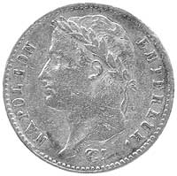20 franków 1813, Paryż, Aw: Głowa, Rw: W wieńcu nominał, w otoku napis, Fr.511, Gad.1025, złoto, 6..