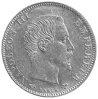 5 franków 1860, Paryż, Aw. i Rw. j. w., Fr.578a, Gad.1001, złoto, 1.61 g