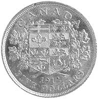 5 dolarów 1912, Aw: Popiersie, Rw: W wieńcu tarcza herbowa, Fr.4, złoto, 8.37 g