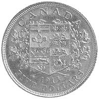 5 dolarów 1913, Aw. i Rw. j. w., Fr.4, złoto, 8.