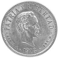 4 peso 1916, Aw. i Rw. j. w., Fr.5, złoto, 6.68 g