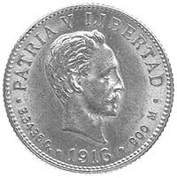 2 peso 1916, Aw. i Rw. j. w., Fr.6, złoto, 3.35 g