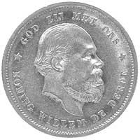 Wilhelm III 1849-1890, 10 guldenów 1888, Aw: Gło