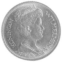 Wilhelmina 1890-1948, 5 guldenów 1912, Aw: Popiersie, Rw: Herb, Fr.350, Delmonte 1236, złoto, 3.36 g