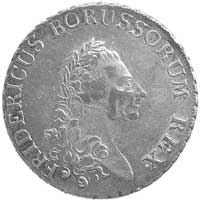 Fryderyk II 1740-1786, talar 1786, Wrocław, Aw: Głowa, Rw: Orzeł na panopliach, Schr.489