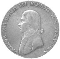 Fryderyk Wilhelm III 1797-1806, talar 1802, Berlin, Aw: Popiersie, Rw: Tarcza herbowa i dwaj dzicy..