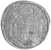Johann Philipp Franz von Schönborn 1719-1724, grosz pośmiertny 1724, Aw: Herb, Rw: Napisy, Helmsch..
