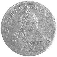 trojak 1759, Aw: Popiersie, Rw: Orzeł pruski, Uz