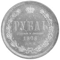 rubel 1876, Petersburg, Uzdenikow 1910