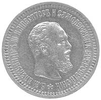 5 rubli 1889, Petersburg, Fr.151, Uzdenikow 300, złoto, 6.46 g
