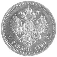 5 rubli 1890, Petersburg, Fr.151, Uzdenikow 303,
