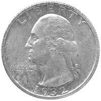25 centów 1932, San Francisco, bardzo rzadkie w 