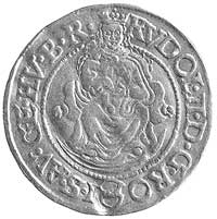 Rudolf II 1576-1608, goldgulden 1581, Krzemnica, Aw: Madonna, Rw: Święty Ładysław i litery K-B, Hu..