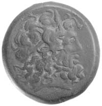 Egipt- Ptolemeusz III Euergetes 246- 221 pne, duży brąz, Aw: Głowa Zeusa w diademie w prawo, Rw: O..
