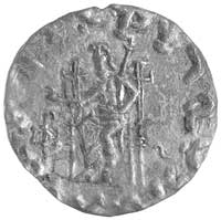Baktria- Hermaneus 40- 1 pne, tetradrachma, Aw: Popiersie w wieńcu w prawo i napis grecki, Rw: Zeu..