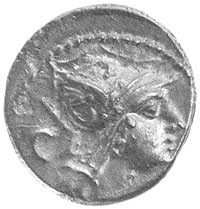 D. Silanus L. f., 91 pne, denar, Aw: Głowa Romy 