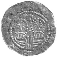 Fryzja- margrabia Egbert II 1068-1090, denar, mennica Staveren, Aw: Popiersie brodatego mężczyzny ..