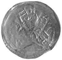 denar, Aw: Krzyż dwunitkowy, w polu napis BO.., Rw: Dwaj książęta, Such.3c, Str.174cd, Gum.175, 0...