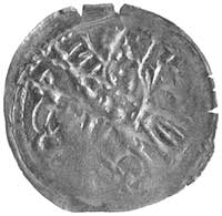 denar, Aw: Krzyż dwunitkowy, w polu BOLI, Rw: Dwaj książęta z proporcem, Such.3c, Str.174cd, Gum.1..