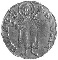 Księstwo Legnicko- Brzeskie- Wacław I 1352- 1364, floren, Aw: Lilia i napis w otoku WENCESL DVX P ..
