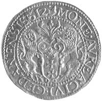 dukat 1612, Gdańsk, drugi egzemplarz, złoto, 3.50 g, ślad po zapiłowaniu