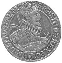 ort 1621 Bydgoszcz, odmiana z cyfrą 16 pod popiersiem króla, Kurp. 1493 R2, Gum. 1175, T. 3, rzadki