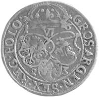 szóstak 1623, Kraków, odmiana z datą 1-6/2-3, Kurp. 1449 R2, Gum. 1162, rzadki