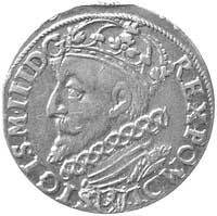 trojak 1601, Kraków, popiersie króla w lewo, dru