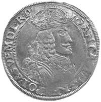 ort 1653, Poznań, odmiana z owalną tarczą herbową, Kurp. 344 R3, Gum. 1736, T. 4, moneta niedokład..