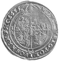 ort 1653, Poznań, odmiana z owalną tarczą herbową, Kurp. 344 R3, Gum. 1736, T. 4, moneta niedokład..