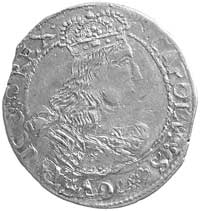 ort 1657, Elbląg, na awersie popiersie króla Karola X Gustawa, ciekawe połączenie awersu typ Ahlst..