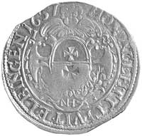 ort 1657, Elbląg, na awersie popiersie króla Kar