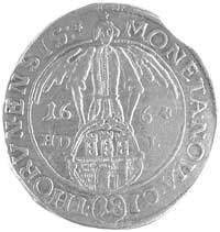 ort 1664, Toruń, odmiana z małą cyfrą 4 i rozetą