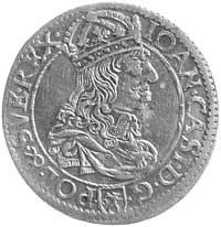szóstak 1661, Bydgoszcz, Kurp. 173, Gum. 1694, ciekawy kształt tarcz herbowych