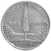 1/3 talara (1/2 guldena) 1727, Drezno, Kam. 639 R3, Merseb. 1660, moneta wybita z okazji śmierci k..