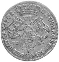szóstak 1702, Lipsk, Kam. 3 R, Merseb. 1652, ładny egzemplarz