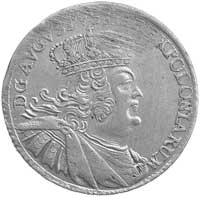 dwuzłotówka (8 groszy) 1753, Lipsk, Kam. 842 R1,