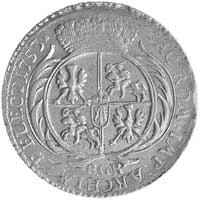 dwuzłotówka (8 groszy) 1753, Lipsk, Kam. 842 R1, Merseb. 1778