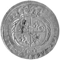dwuzłotówka (8 groszy) 1753, efraimek, moneta wybita w czasie okupacji Saksonii przez Prusy