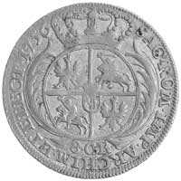 dwuzłotówka (8 groszy) 1756, Lipsk, Kam. 857 R5, T. 20, bardzo rzadka