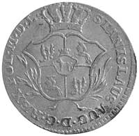 2 grosze srebrne 1769, Warszawa, Plage 250, rzadko spotykany ładny egzemplarz