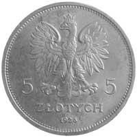 5 złotych 1928, Warszawa, Nike, Parchimowicz 114