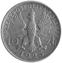 10 złotych 1925, Dwa popiersia, Parchimowicz P-1