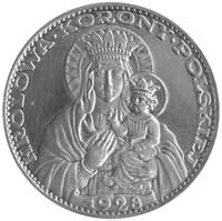 5 złotych 1928, Matka Boska z Dzieciątkiem, Parchimowicz P.191, moneta prywatna wybita w Norymberd..