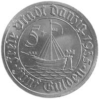 5 guldenów 1935, Berlin, Parchimowicz 69, Koga, bardzo ładny egzemplarz