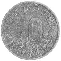 10 fenigów 1942, Łódź, Parchimowicz 13, aluminiomagnez, 0.72 g, średnica 19.1 mm, rzadkie