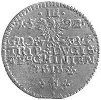 trojak 1592, Cieszyn, F.u.S. 2981, bardzo rzadki