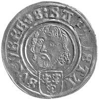 grosz 1508, Nysa, odmiana z małą cyfrą 0 w dacie, podobny Fbg. 778r ale renesansowe litery N, ładn..
