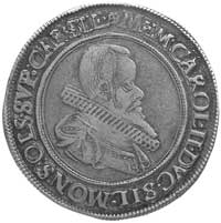 półtalar pośmiertny 1617, Oleśnica, F.u.S. 2212, ładna moneta ze starą patyną wybita z okazji śmie..